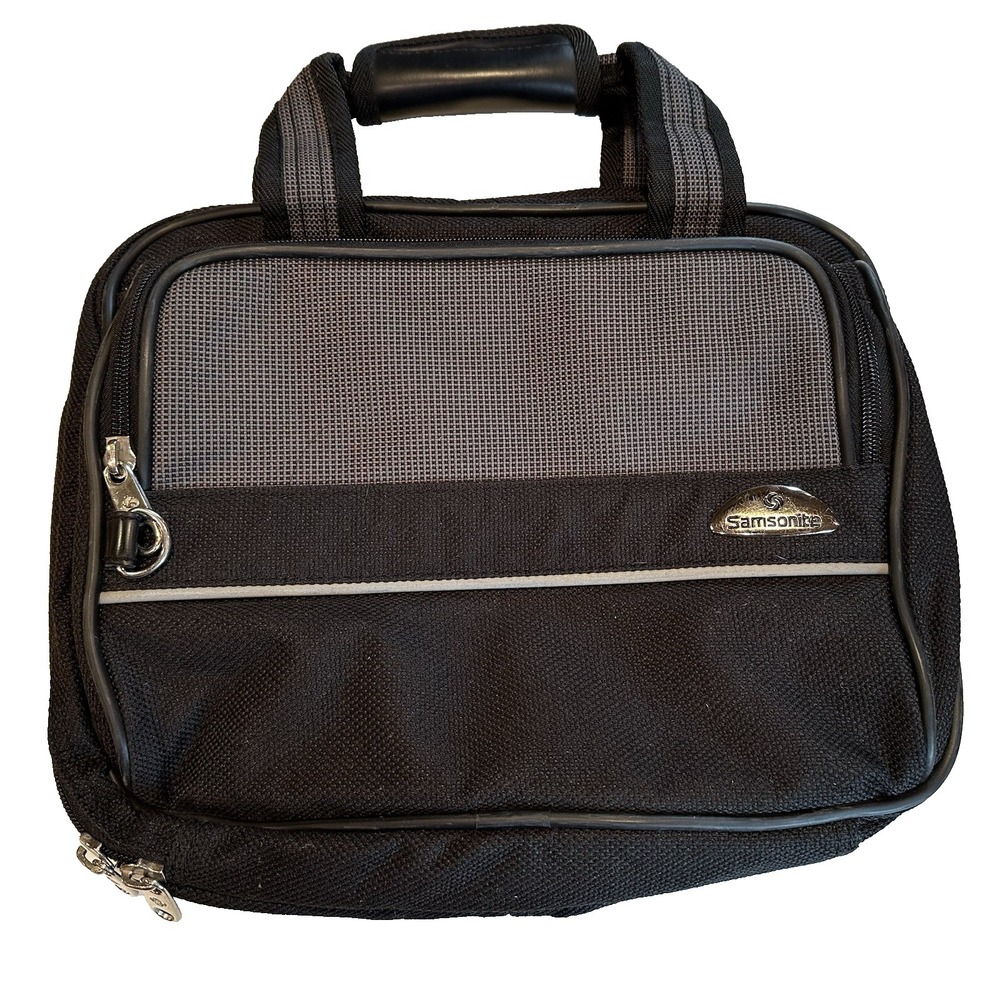 Samsonite Toiletry Make-Up Cosmetic Shower Travel Bag Black